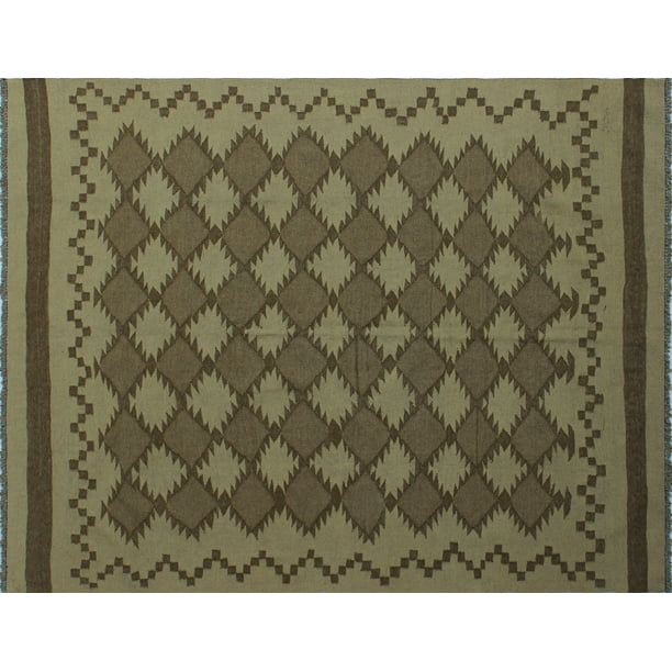 3'4 x 5'2 Noori Rug Sangat Kilim Van Brown/Ivory Rug 3'4 x 5'2 Noori Rug Sangat Kilim Van Brown/Ivory Rug